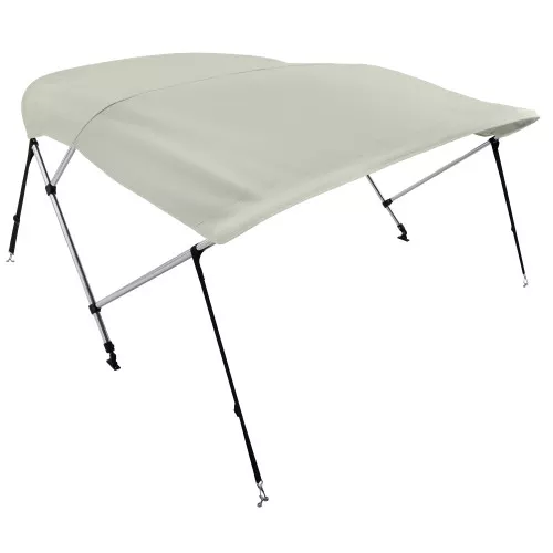 3 Bow Bimini Top Boat Cover 46 Series - 46" Height, 72" Length, 67"- 72" Bimini Width