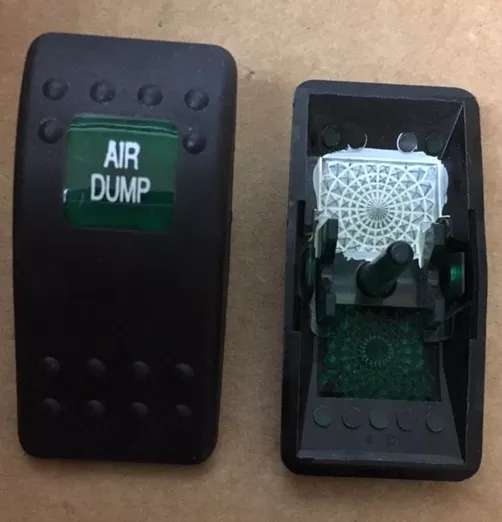 “Air Dump” Switch Faceplate Contura II
