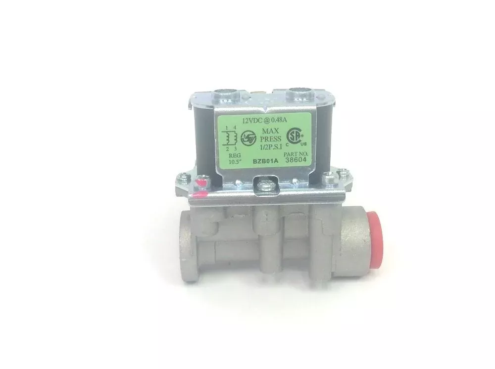 Atwood 31150 OEM RV Hydro Flame Heater Furnace Side Outlet Valve – 12V DSI Furnace Gas Valve Replaces 37383, 38604