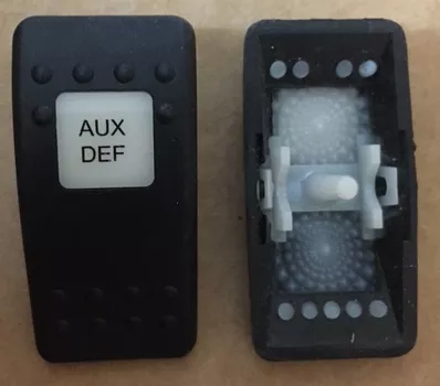 “AUX DEF” Switch Faceplate Contura II
