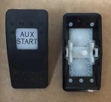 “Aux Start” Switch Faceplate Contura II