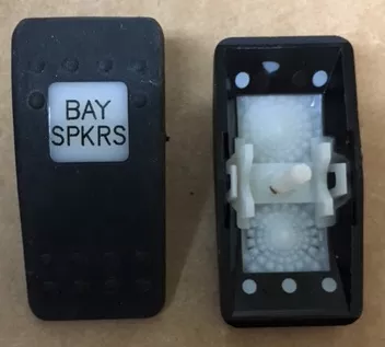 “Bay SPKRS” Switch Faceplate Contura II