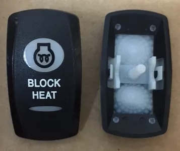 “Block Heat” Switch Faceplate Contura V