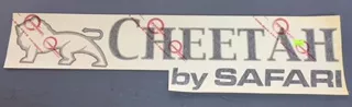 “CHEETAH by SAFARI” decal 03212513.628