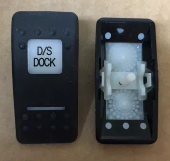 “D/S Dock” Switch Faceplate Contura II