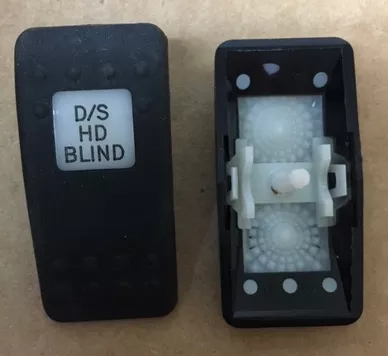 “D/S HD Blind” Switch Faceplate Contura II