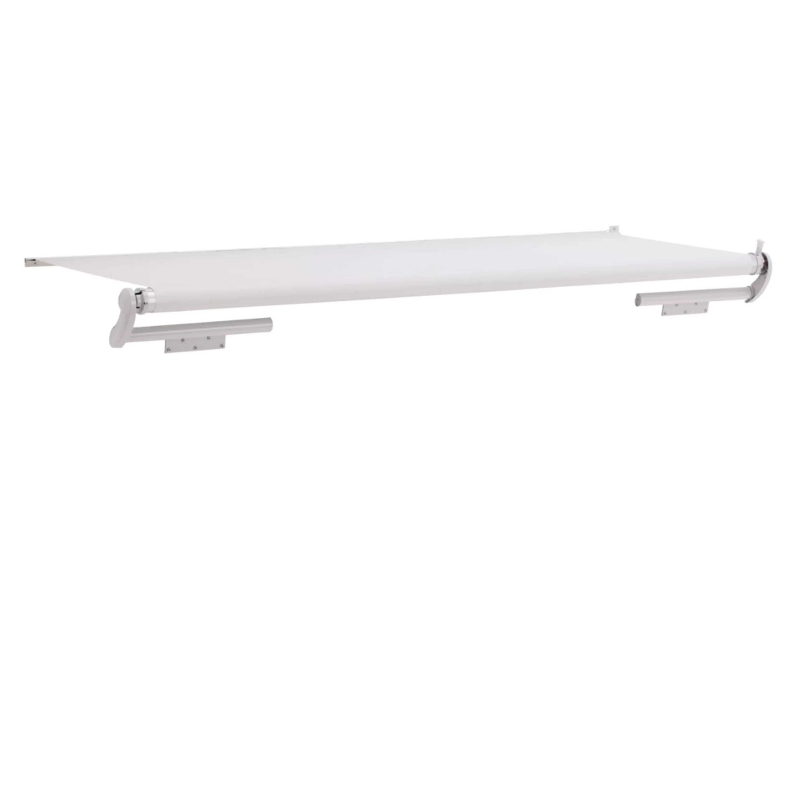 Dometic SlideTopper Deluxe with Rail – Polar White 132″ – Part# 9108792796