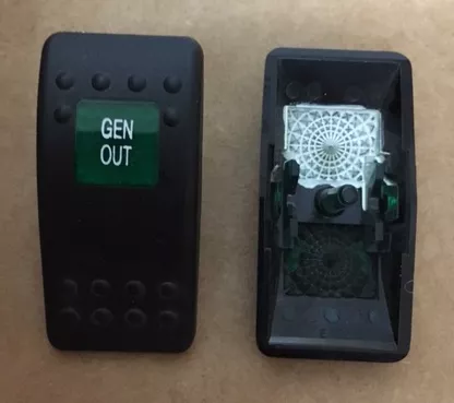 “Gen Out” Switch Faceplate Contura II