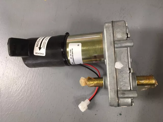 Lippert Slide Out Motor Assembly with Connector – Double Shaft (w/o Pin) 383745
