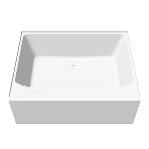 Lyons Mobile Home White Fiberglass Garden Tub 54″ x 42″ Center Drain