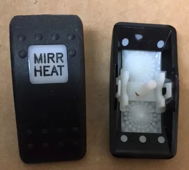 “MIRR Heat” Switch Faceplate Contura II