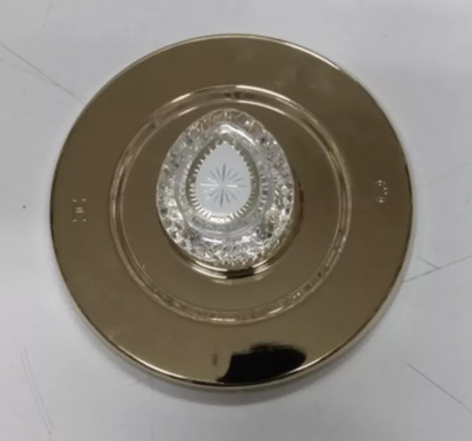 Moen Chateau T470P Brass Escutcheon with Handle