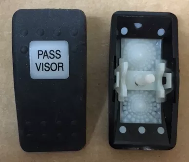 “Pass Visor” Switch Faceplate Contura II