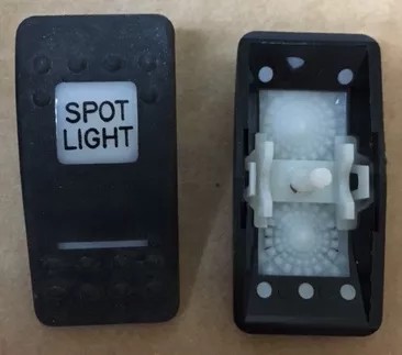 “Spot Light” Switch Faceplate Contura II