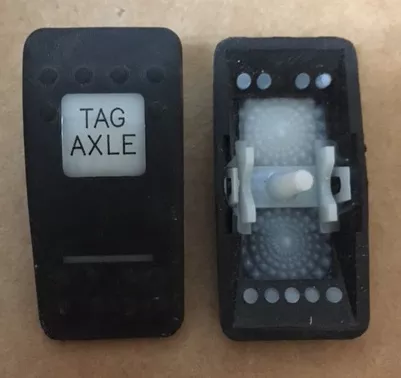 “Tag Axle” Switch Faceplate Contura II