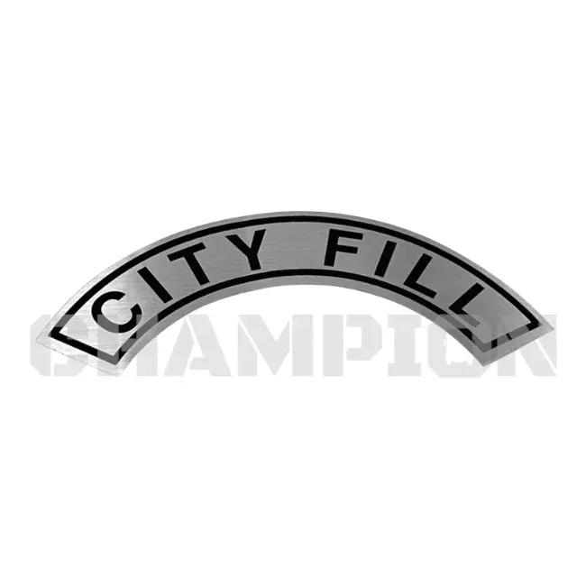 Thor RV City Fill Label Decal 0450018