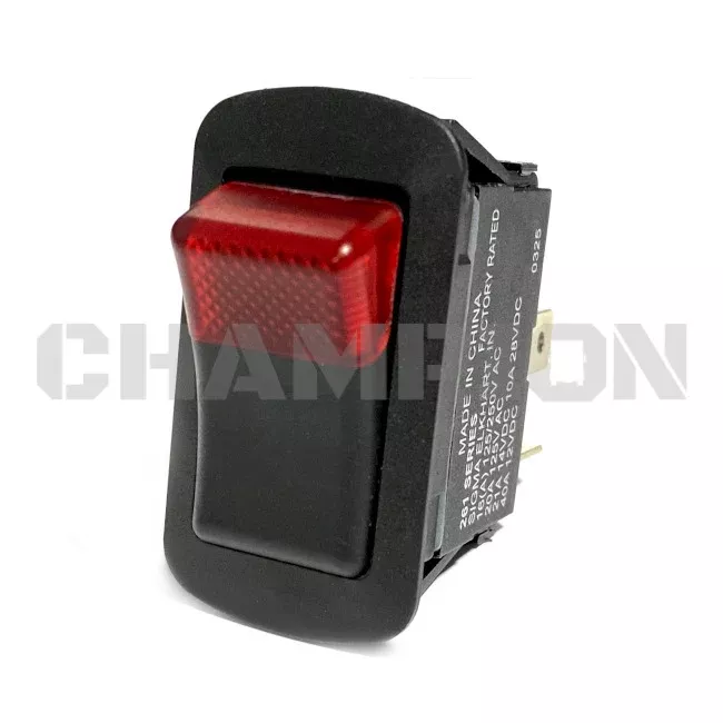 Thor RV On/Off Switch, Black & Red 0438811